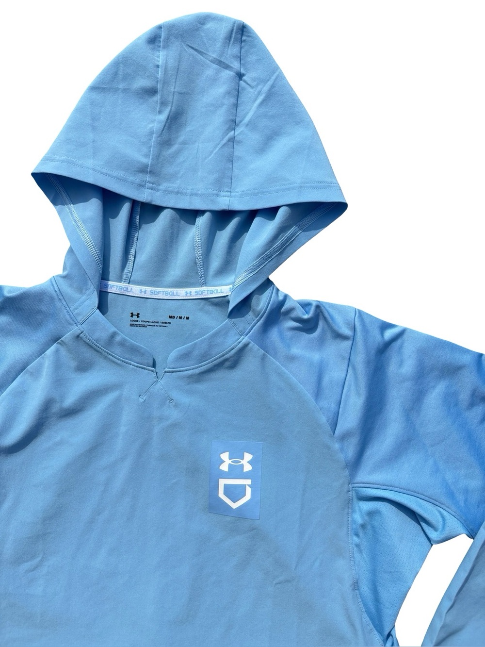 Under Armour Softball Cage Jacket Women’s M Blue Lightweight Warm‑Up Pullover